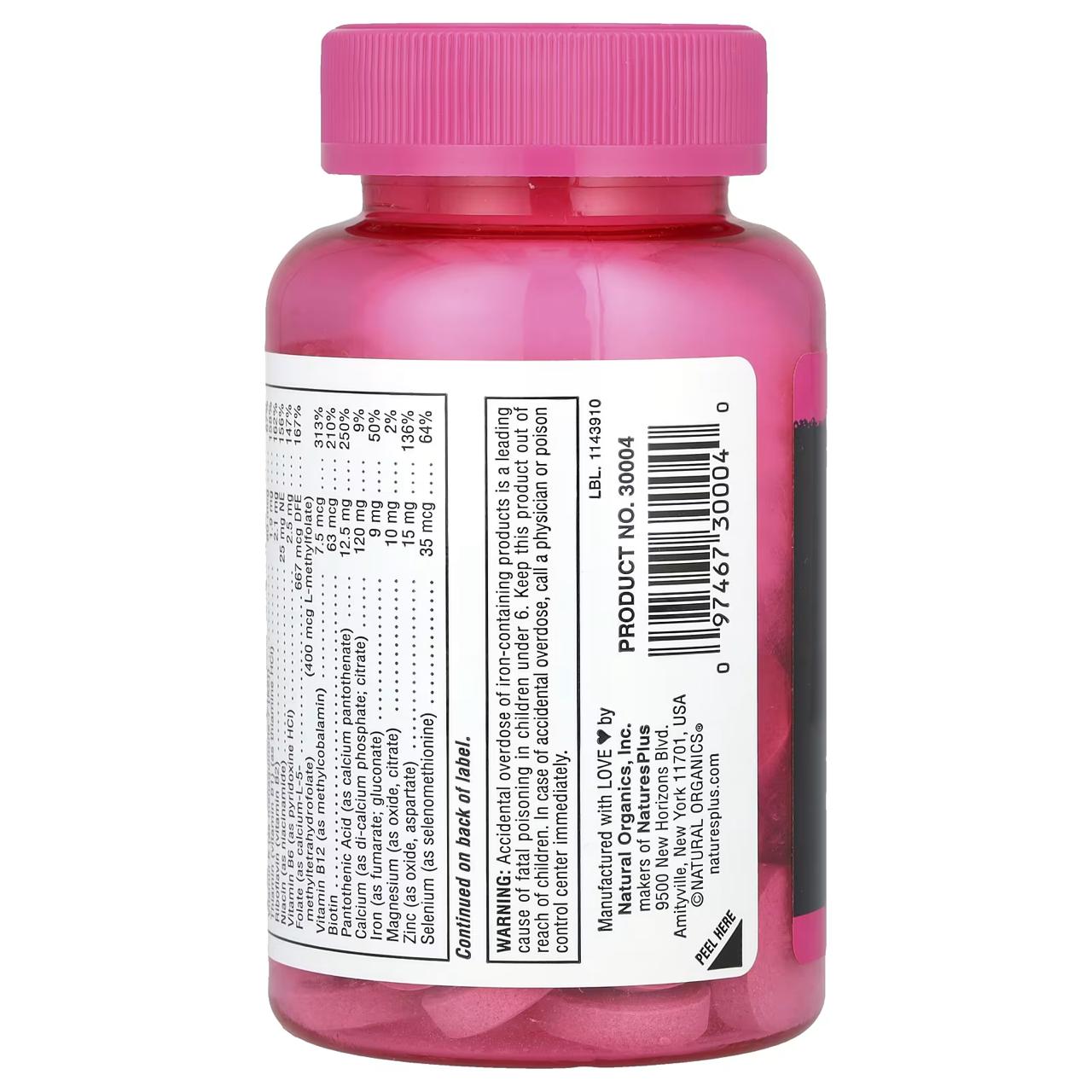 NaturesPlus® Power Teen for Her Chewable, 60 Tablets