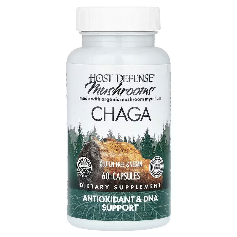 Host Defense, Mushrooms™, Chaga, (0.5 g per Capsule)