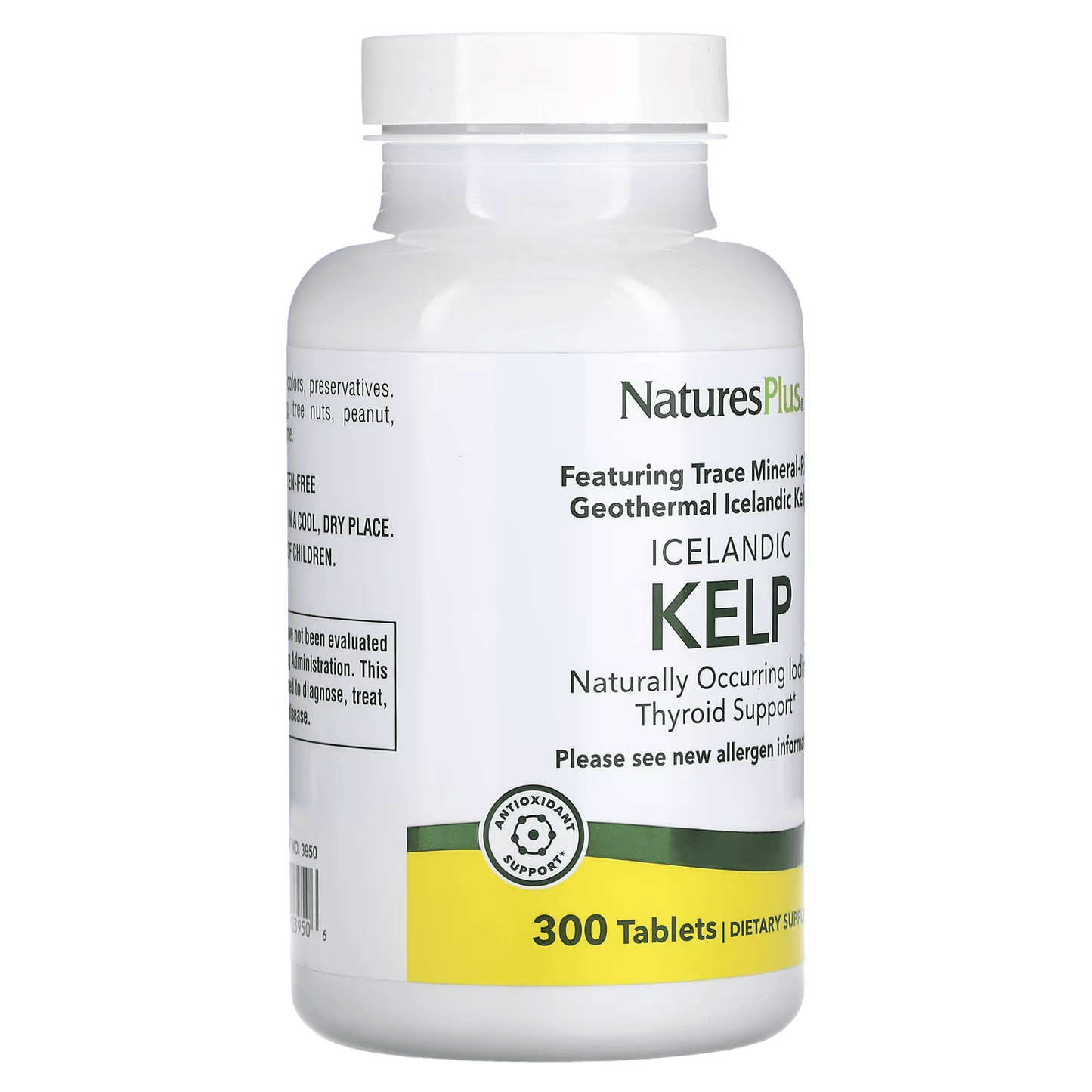 NaturesPlus® KELP, 300 Tablets (150 mg per Tablet)