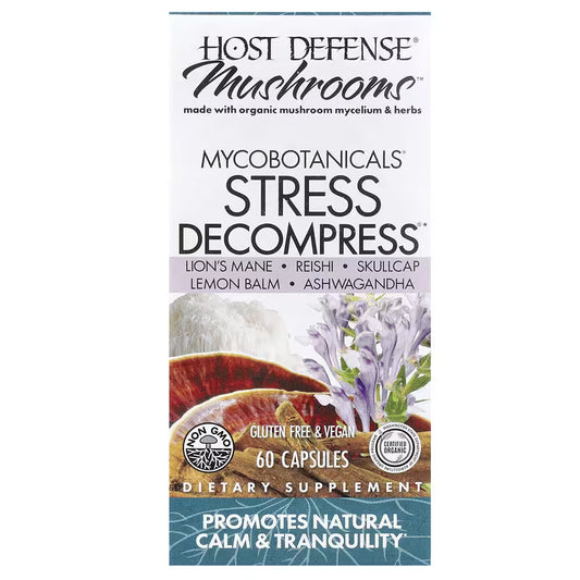 Host Defense, Mushrooms™, MycoBotanicals®, Stress Decompress®, 60 Capsules