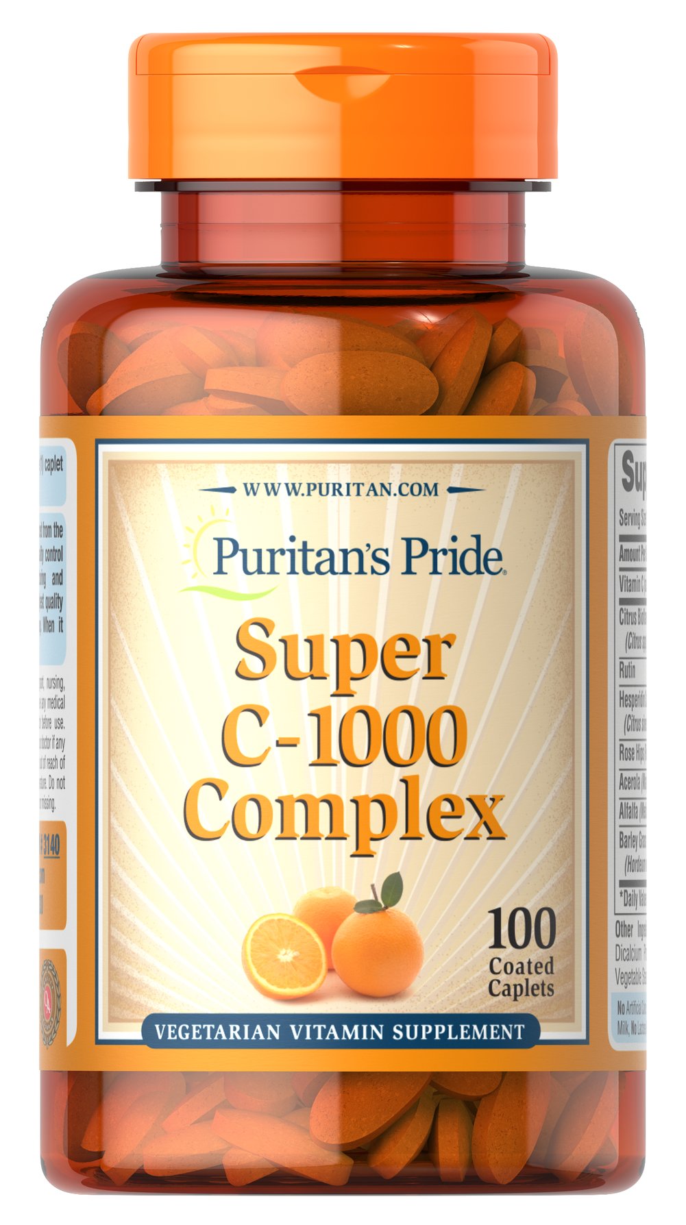 Vitamin C-1000 mg with Bioflavonoids-100 Capsules