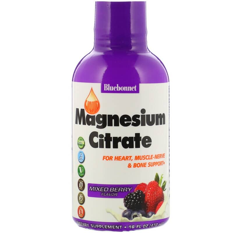 Liquid Magnesium Citrate, Mixed Berry Flavor, 16 fl oz (472 ml)