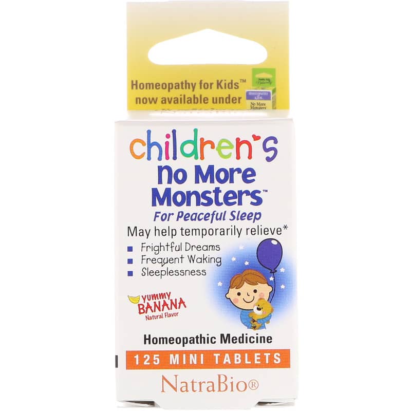Children's No More Monsters, Yummy Banana Natural Flavor, 125 Mini Tablets