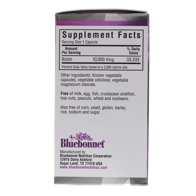 Beautiful Ally, Biotin, 10,000 mcg, 90 Vegetable Capsules
