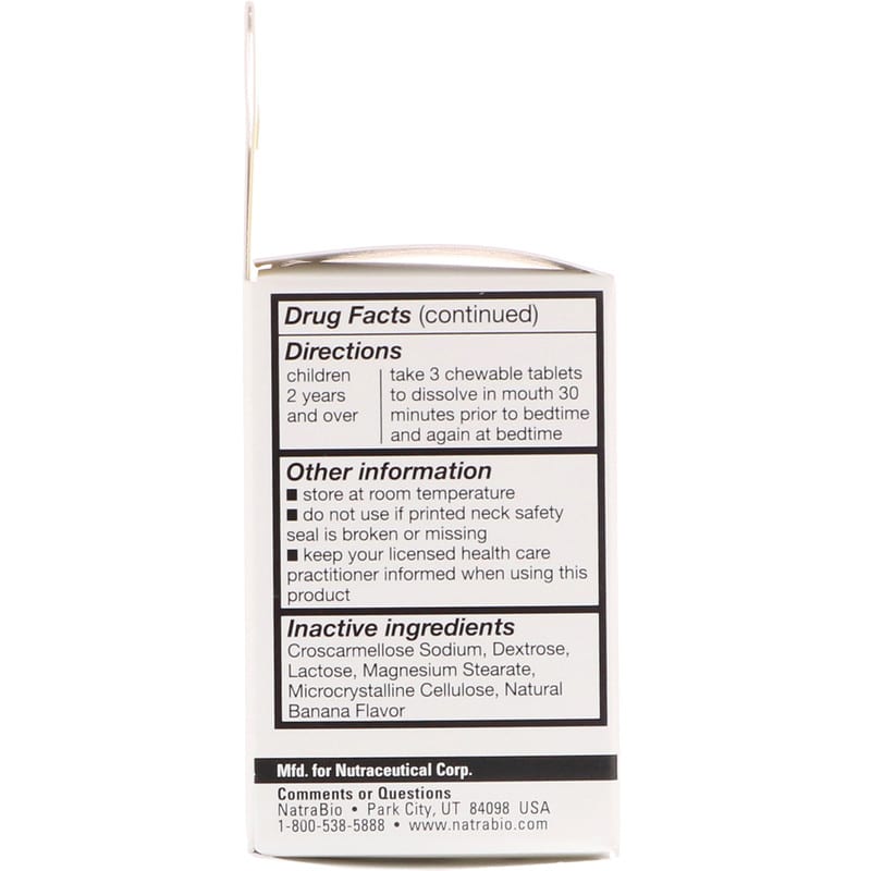 Children's No More Monsters, Yummy Banana Natural Flavor, 125 Mini Tablets