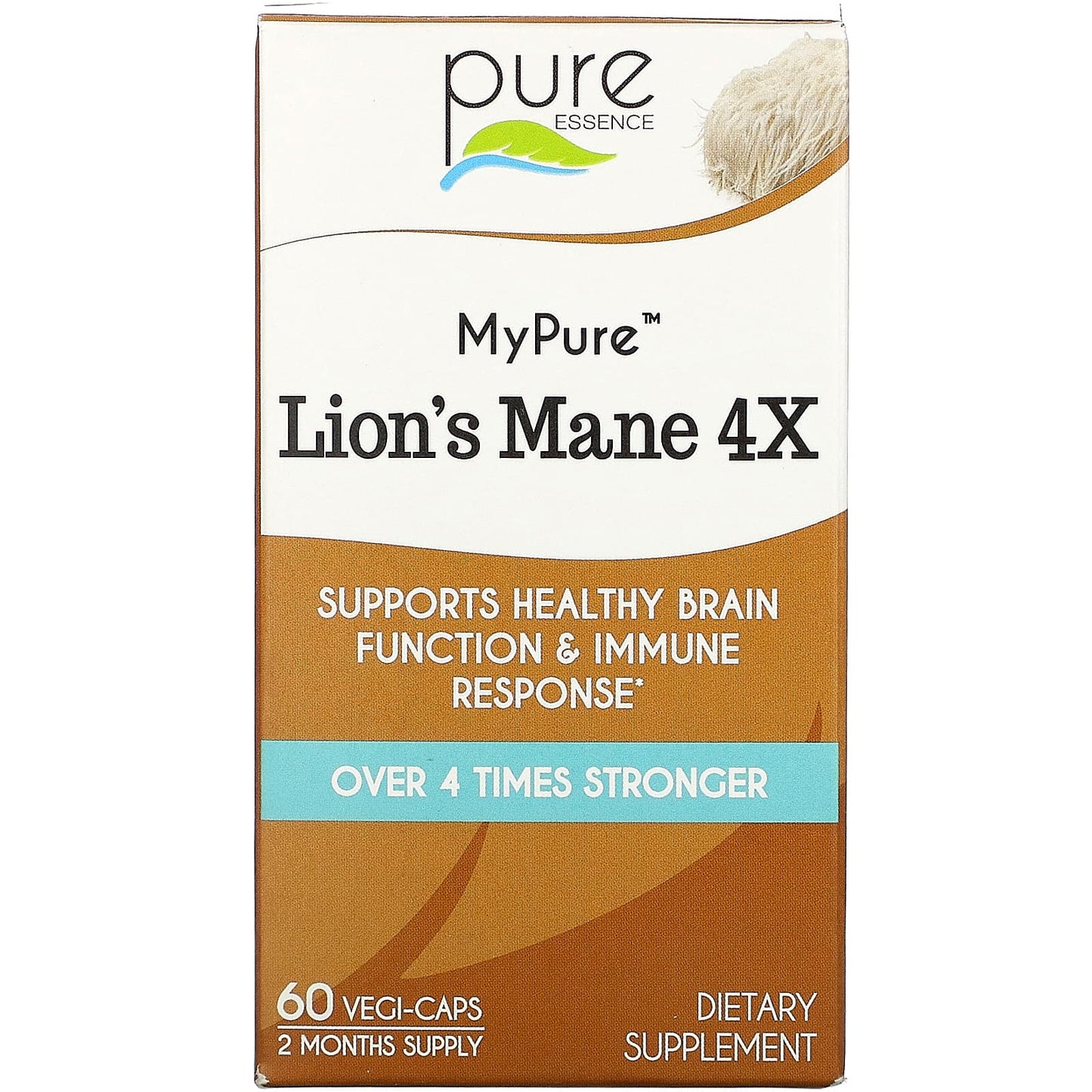 MyPure, Lion's Mane 4X, 60 Vegi-Caps