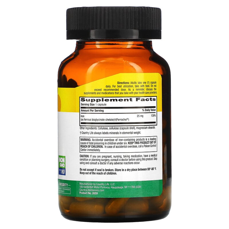 Easy Iron, 25 mg, 90 Vegan Capsules