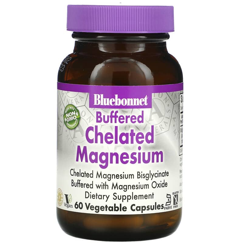 Buffered Chelated Magnesium, 60 Vegetable Capsules