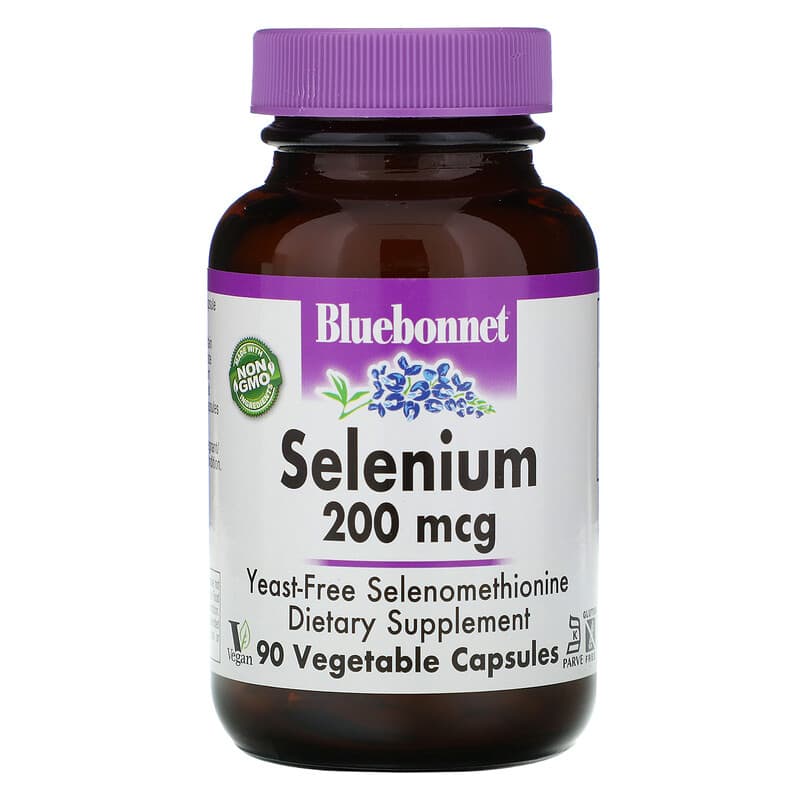 Selenium, Selenomethionine, 200 mcg, 90 Vegetable Capsules