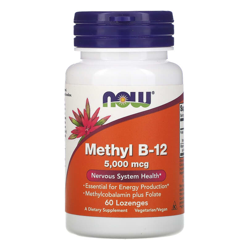 Methyl B-12, 5000 mcg, 60 Lozenges