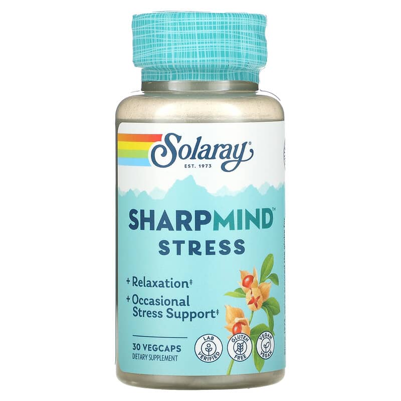 SharpMind Stress, 30 Vegcaps