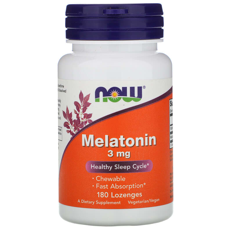 Melatonin, 3 mg, 180 Lozenges