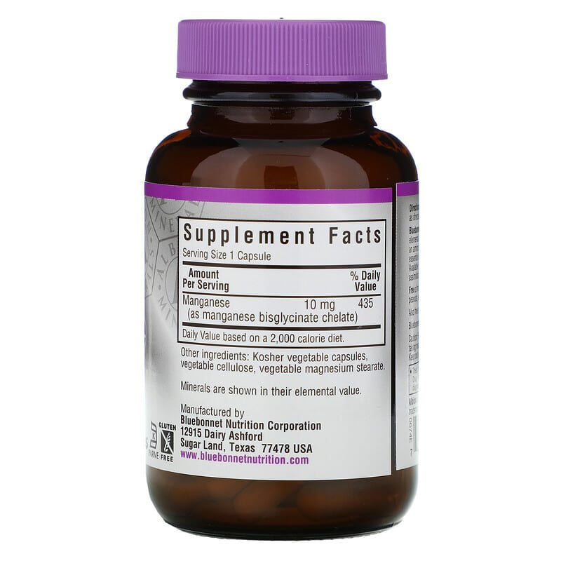 Chelated Manganese, 90 Vcaps