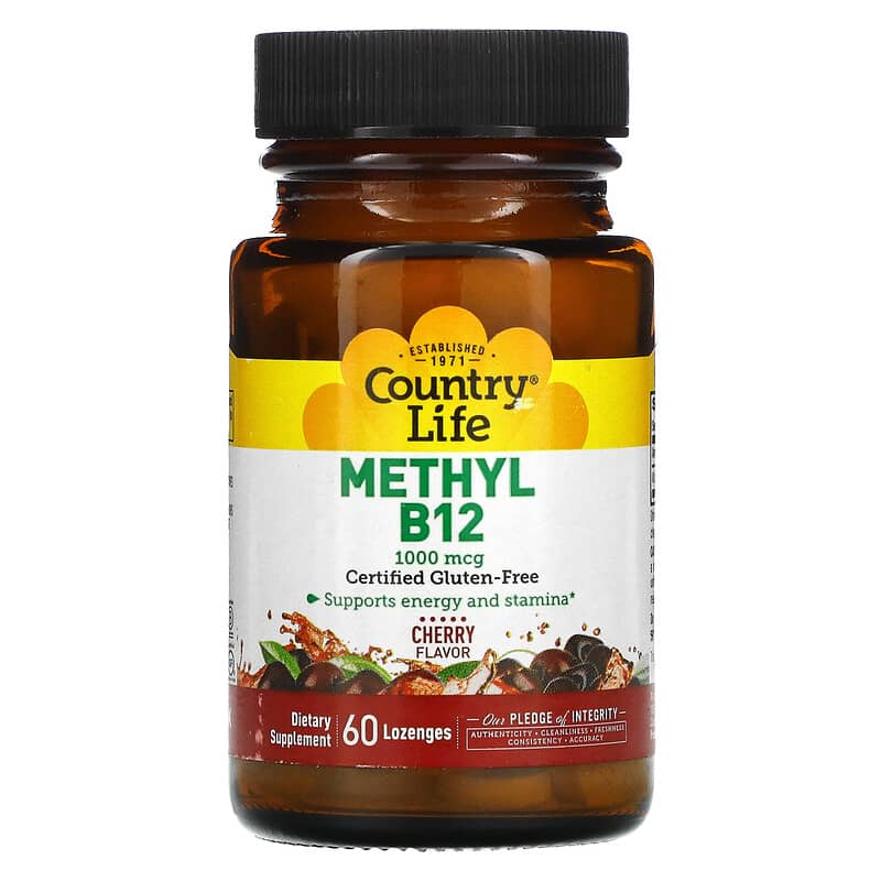 Methyl B12, Cherry, 1,000 mcg, 60 Lozenges