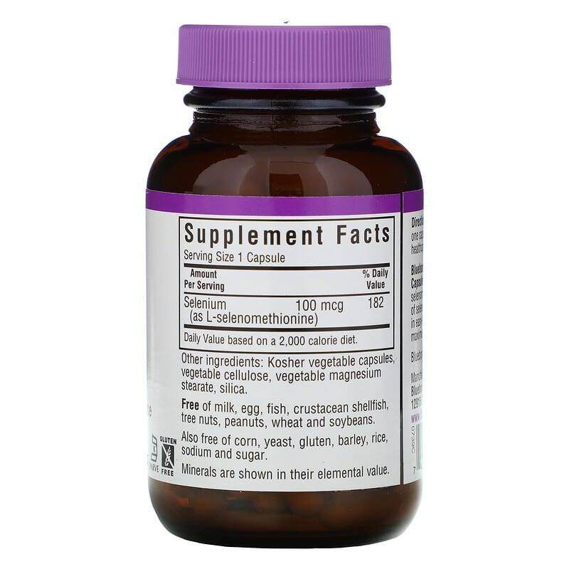 Selenium, Selenomethionine, 100 mcg, 90 Vegetable Capsules