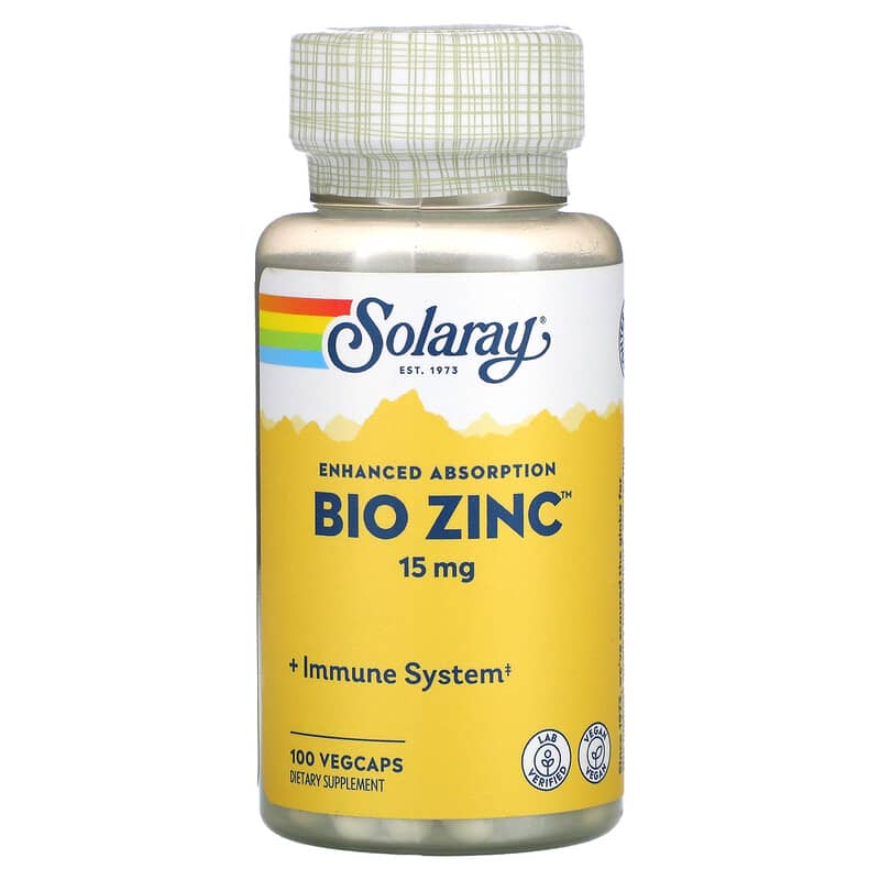 Bio Zinc, 15 mg, 100 VegCaps