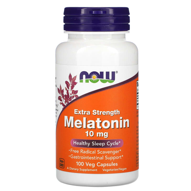 Extra Strength Melatonin, 10 mg, 100 Veg Capsules