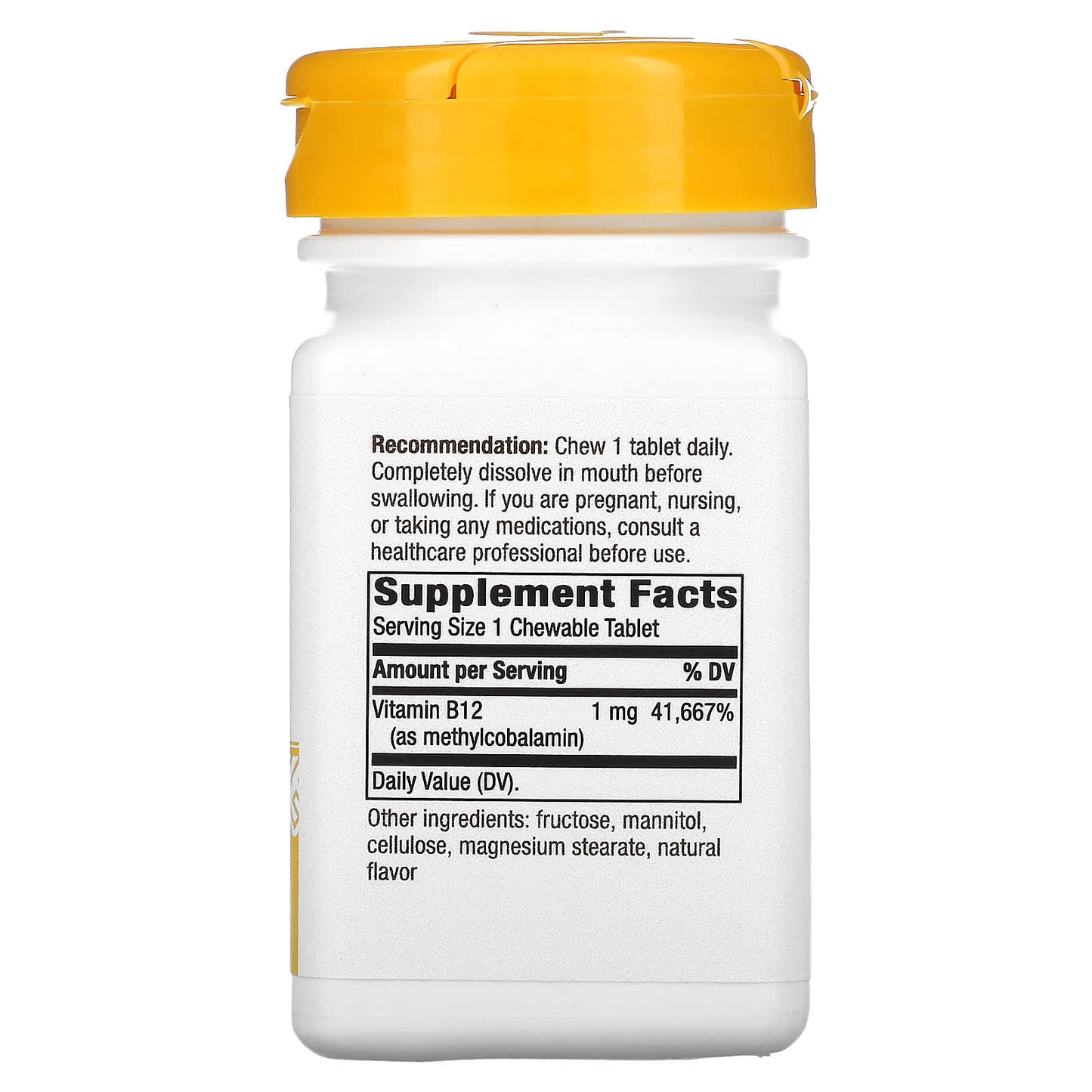 B12 Infusion, Cherry, 1,000 mcg, 30 Chewable Tablets