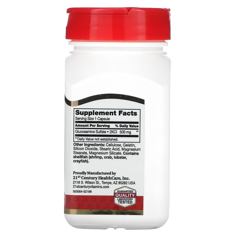 Glucosamine Relief, 500 mg, 60 Easy To Swallow Capsules