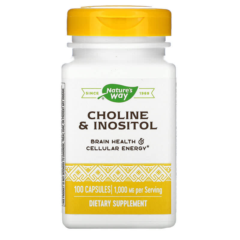 Choline & Inositol, 500 mg, 100 Capsules