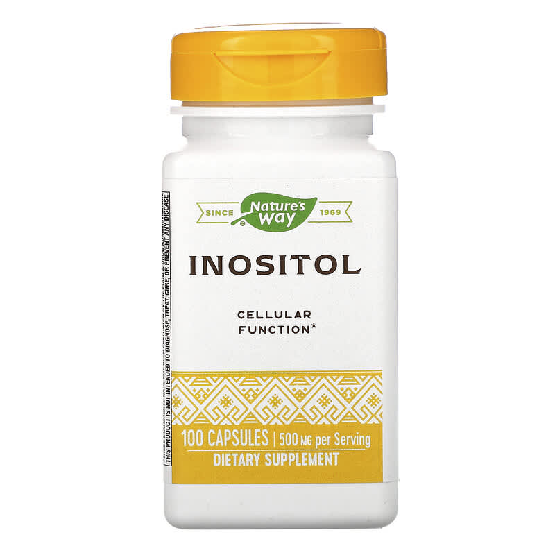Inositol, 500 mg, 100 Capsules