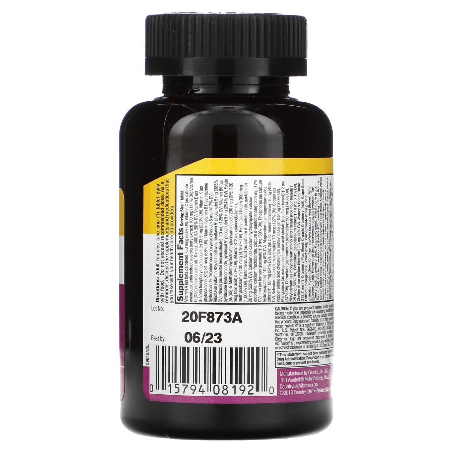 Core Daily-1 Multivitamin for Women, 60 Tablets