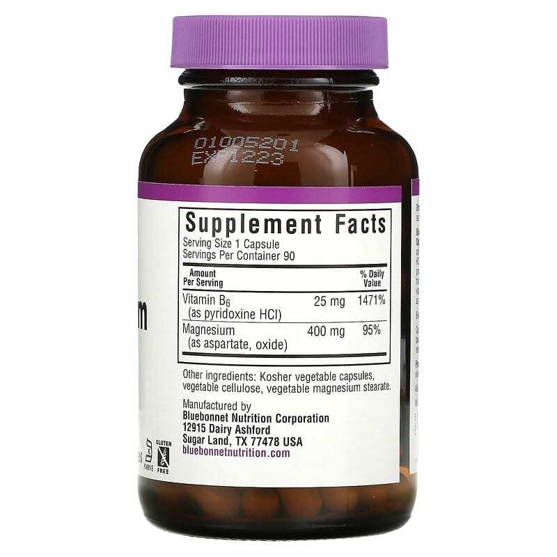 Magnesium & B6, 90 Vegetable Capsules