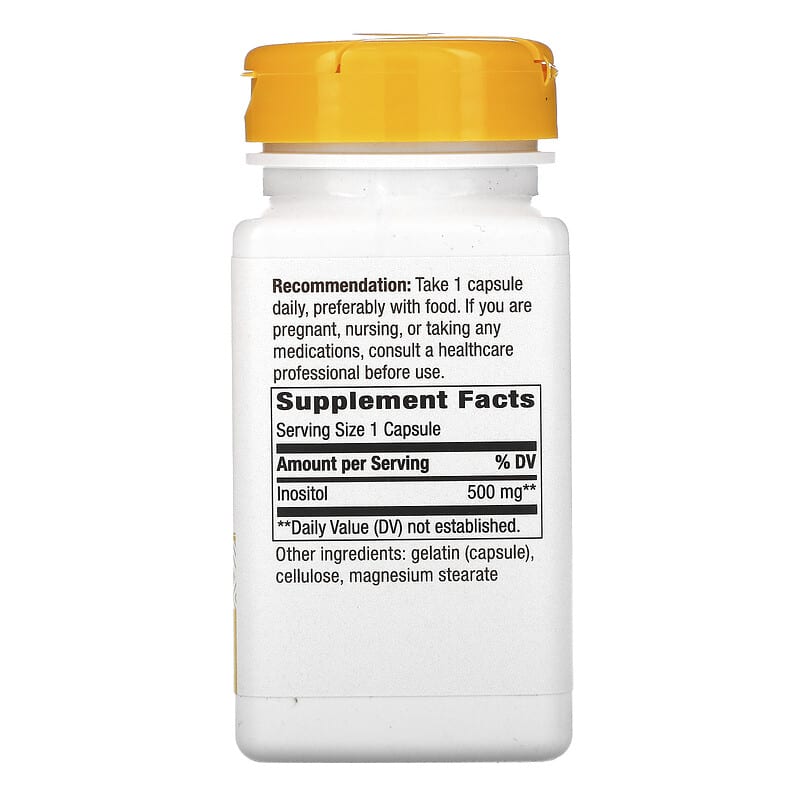 Inositol, 500 mg, 100 Capsules