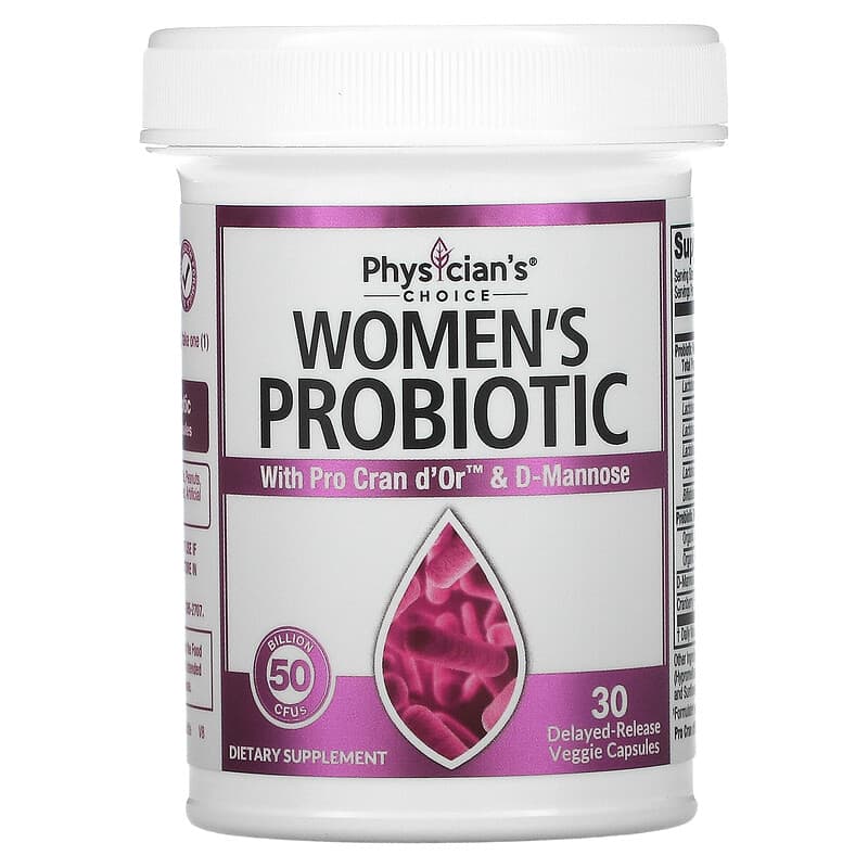Women's Probiotic, 50 Billion CFUs, 30 Delayed Release Veggie Capsules