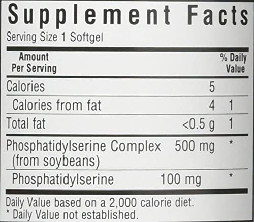 Phosphatidyl Serine Supplement, 30 Count