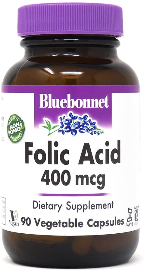 Folic Acid 400 mcg, 90 Count