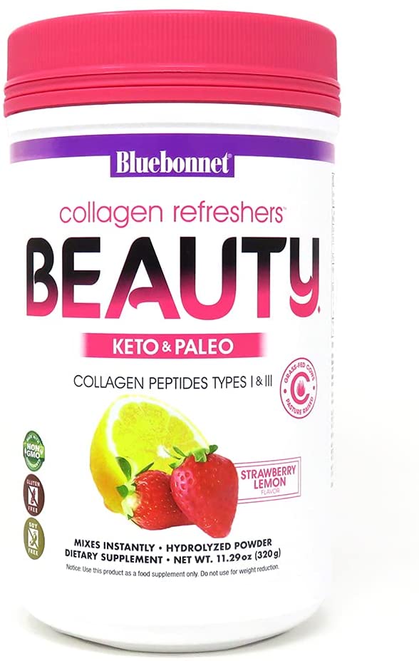Collagen Refreshers Beauty Powder, 11.29 oz, 20 Servings, Strawberry Lemon Flavor