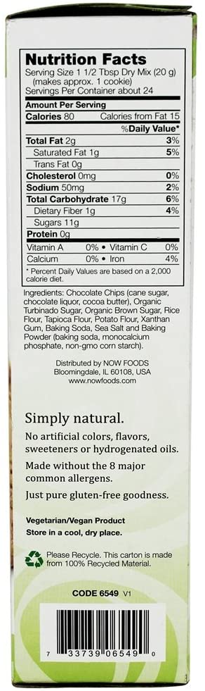 Living Now Chunky Chocolate Chip Cookie Mix 482g