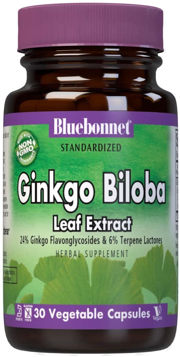 Ginkgo Biloba Leaf Extract Supplement, 30 Count