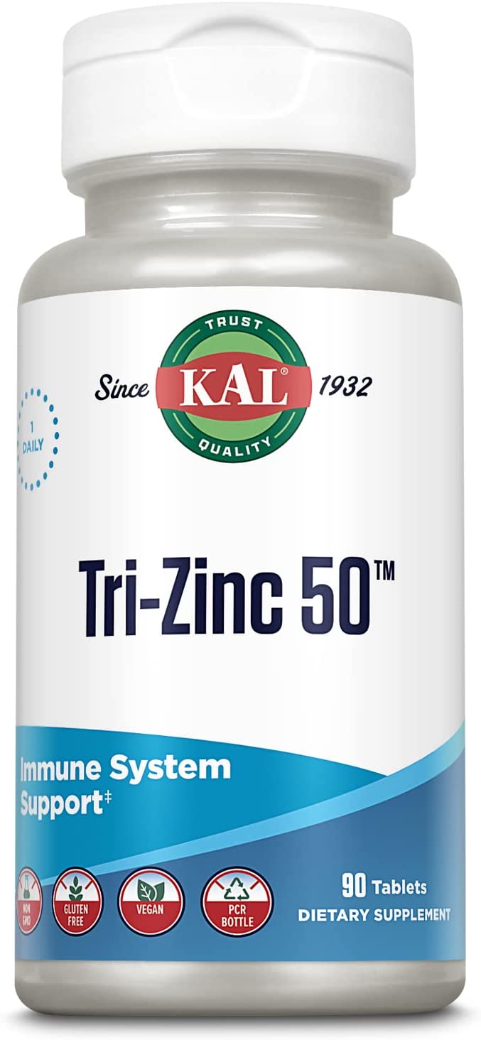50 Mg Tri Zinc Tablets, 90 Count