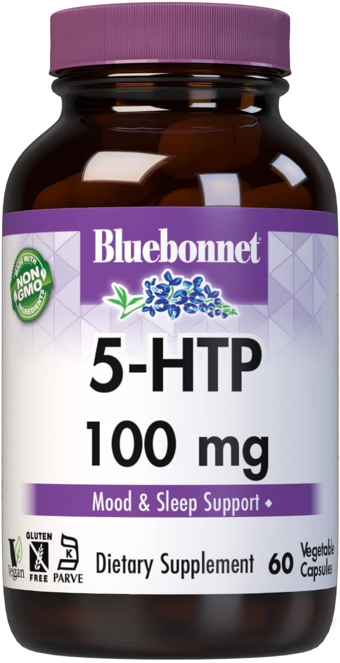 5-HTP (Hydroxytrypophan) 100mg, 60 Vegetable Capsule