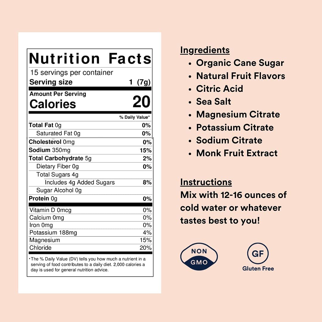 Basis Clean Hydration Mix Variety Pack 15hydration packets