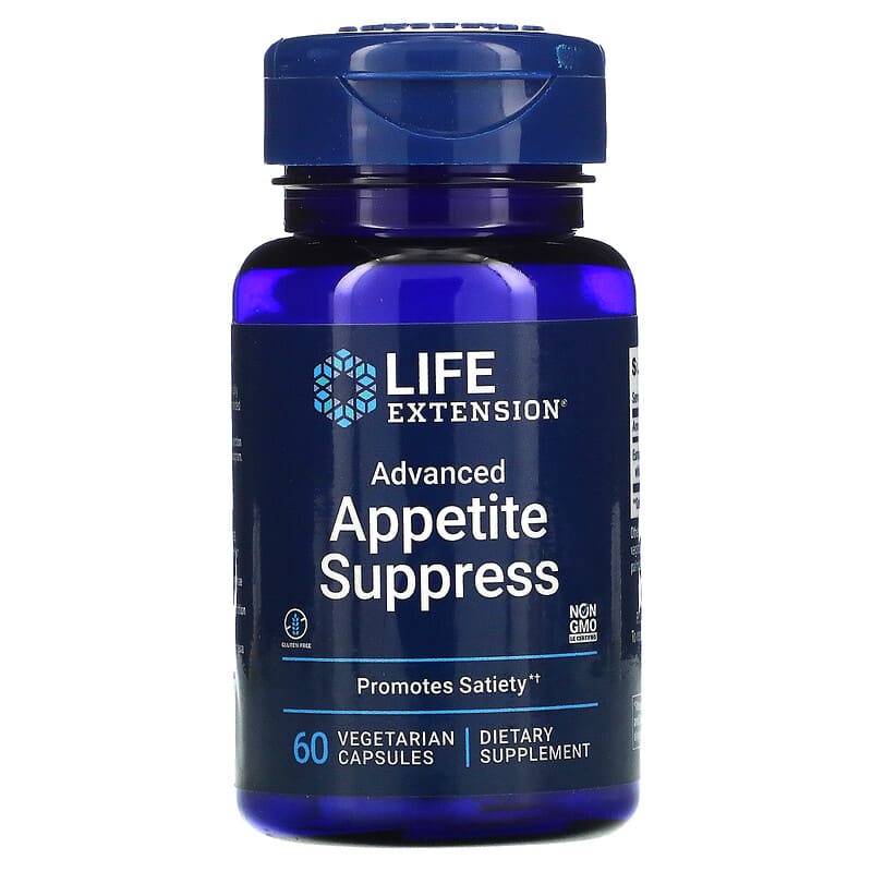 Advanced Appetite Suppress, 60 Vegetarian Capsules