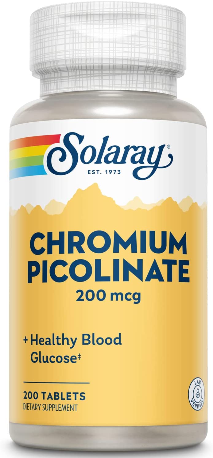 Chromium Picolinate 200mcg, 100 Tablets
