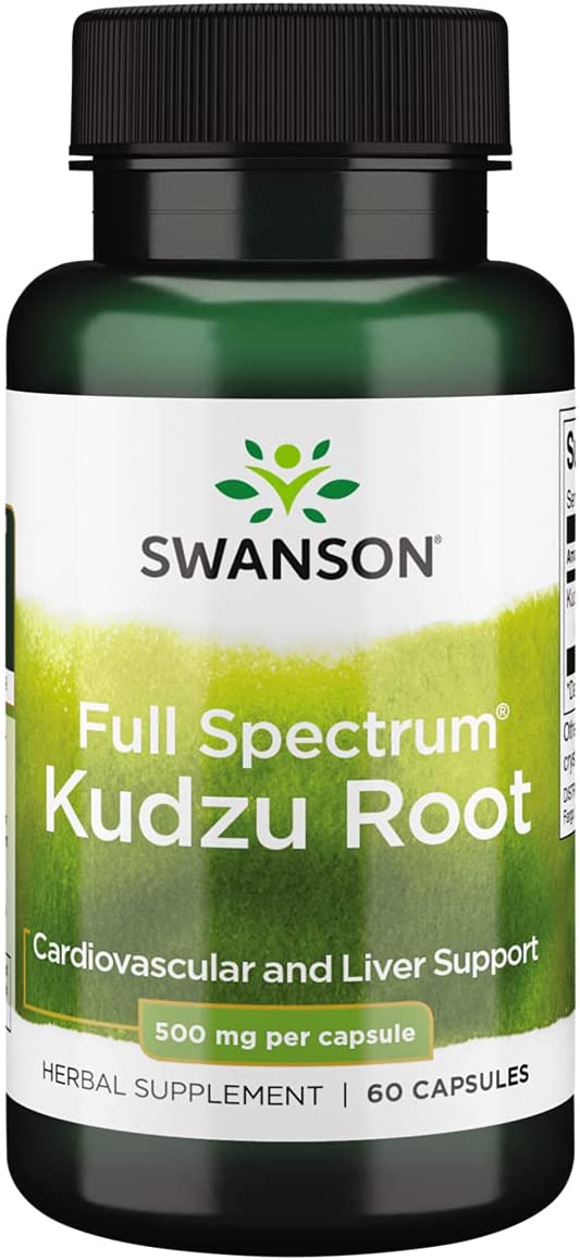 Full Spectrum Kudzu Root, 60 Capsules, 500mg Each