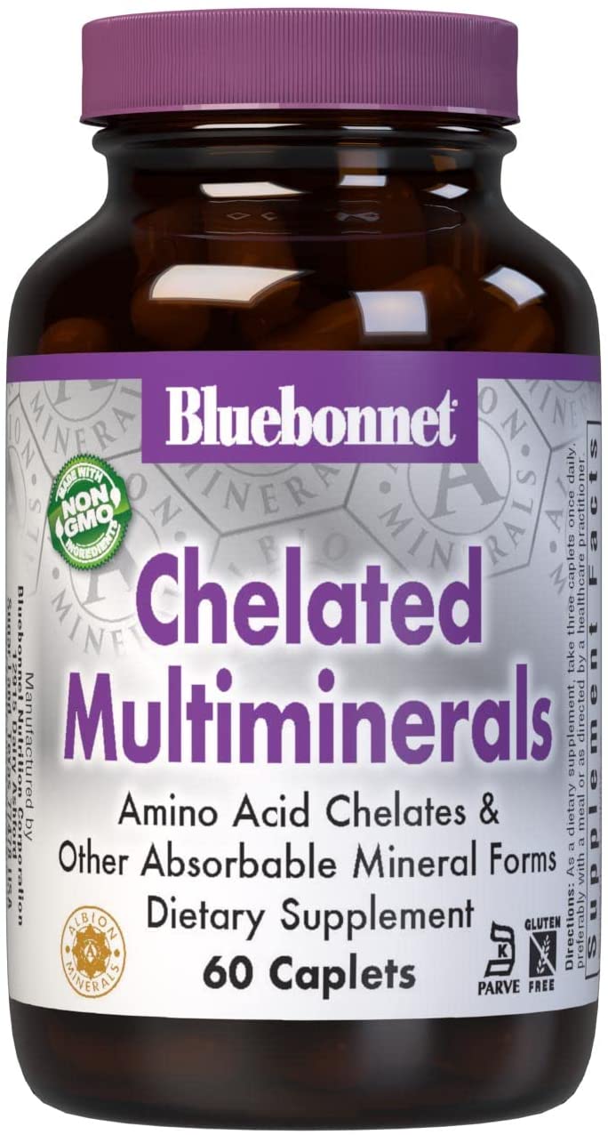 Chelated Multiminerals, 60 Caplets