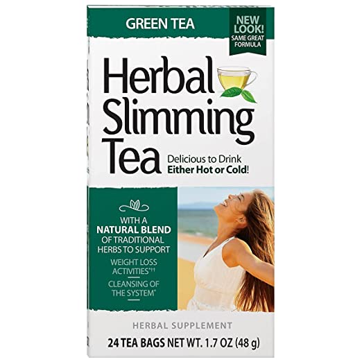Herbal Slimming Tea, Green Tea, 24 Tea Bags, 1.7 oz (48 g)