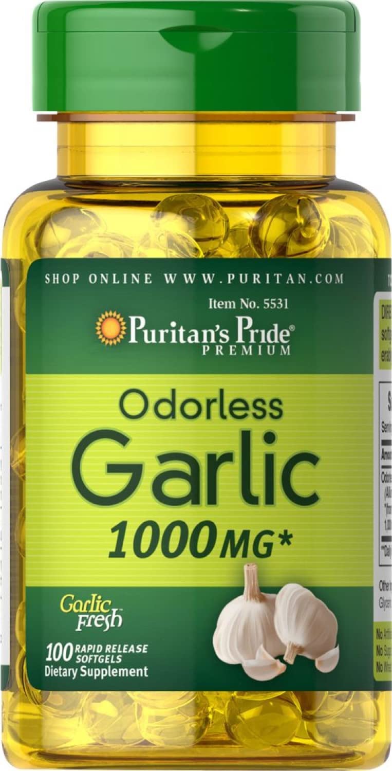 Garlic Extract 1000 Mg 100 Softgels