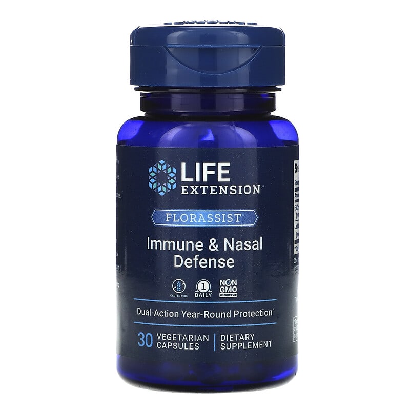 FLORASSIST Immune & Nasal Defense, 30 Vegetarian Capsules