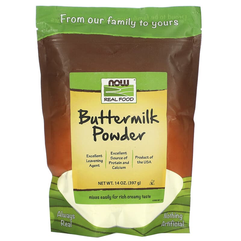 Real Food, Buttermilk Powder, 14 oz (397 g)