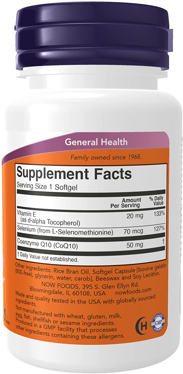CoQ10 50 mg, 50 Softgels