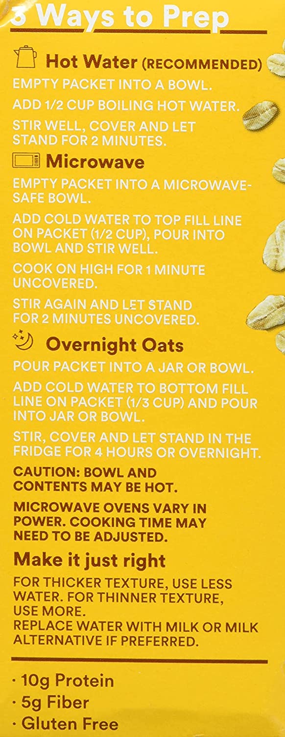 RXBAR Oats Packet, Maple, 0.68 Lb