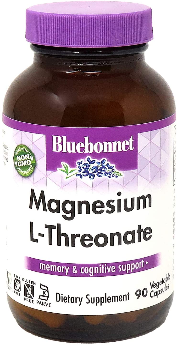 Magnesium L-Threonate, 90 Vegetable Capsules