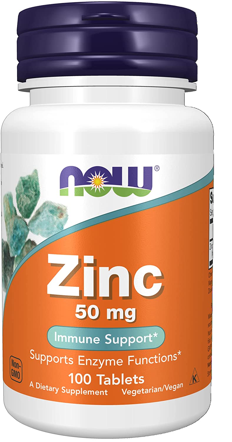 Zinc (Zinc Gluconate) 50 mg, 100 Tablets