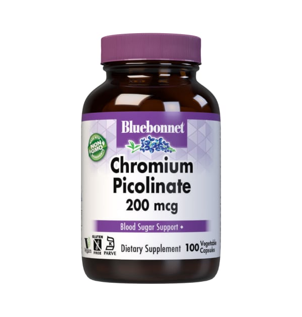 Chromium Picolinate 200 Mcg 100 Vegetable Capsules